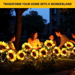 Solar Sunflower Garden Lights - Image 4