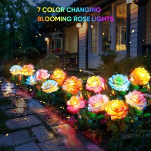 Solar Rose Garden Lights - Image 2
