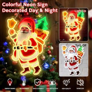 Santa Claus LED Sign for Christmas Wall Decor - Image 3