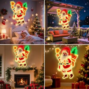 Santa Claus LED Sign for Christmas Wall Decor - Image 7