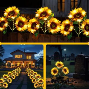 Solar Sunflower Garden Lights - Image 7
