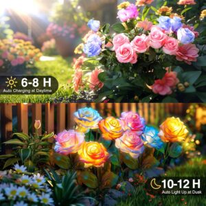 Solar Rose Garden Lights - Image 3
