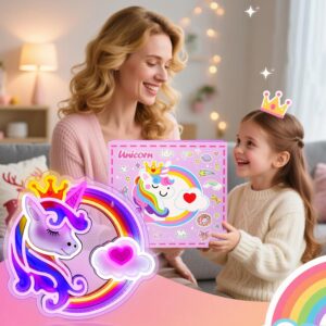 Rainbow Unicorn Neon Wall Light - Image 3