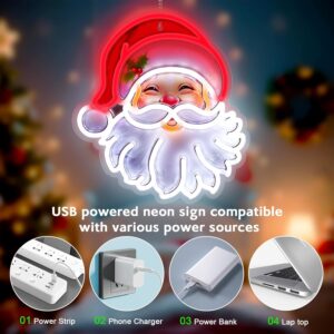Santa Claus LED Christmas Neon Sign - Image 5