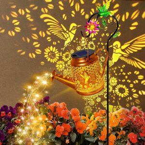 Solar Watering Can Garden Lights – Waterproof Outdoor Decorative Lantern - Image 1
