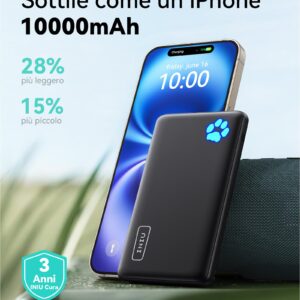 INIU Power Bank, 10000 mAh Ultra Slim & Lightweight Quick Charge Powerbank, Portable Charger Port for iPhone 16 15 14 13 12 Pro Max Mini Plus Samsung Huawei iPad Pro etc - Image 3
