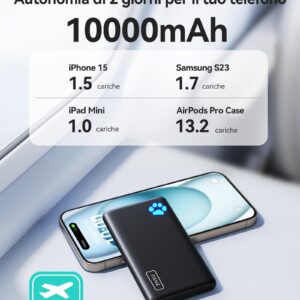 INIU Power Bank, 10000 mAh Ultra Slim & Lightweight Quick Charge Powerbank, Portable Charger Port for iPhone 16 15 14 13 12 Pro Max Mini Plus Samsung Huawei iPad Pro etc - Image 6