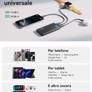 INIU Power Bank, 10000 mAh Ultra Slim & Lightweight Quick Charge Powerbank, Portable Charger Port for iPhone 16 15 14 13 12 Pro Max Mini Plus Samsung Huawei iPad Pro etc - Image 7